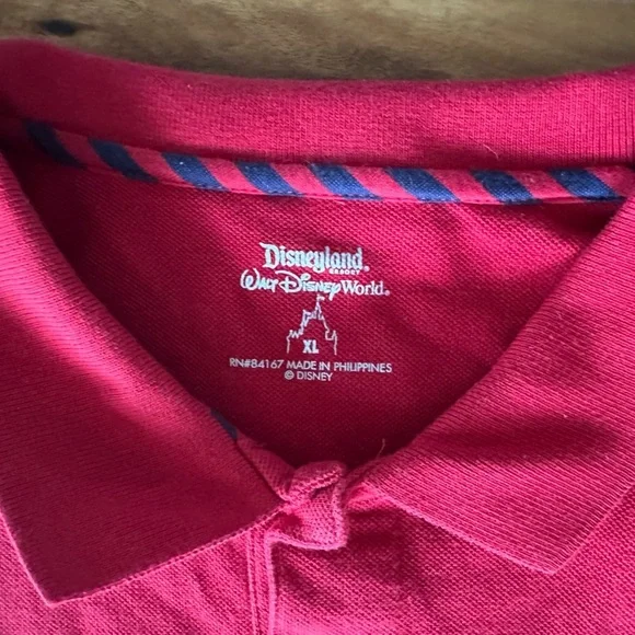 Disneyland Walt Disney World Red Mickey Polo Shirt size XL - Picture 4 of 4
